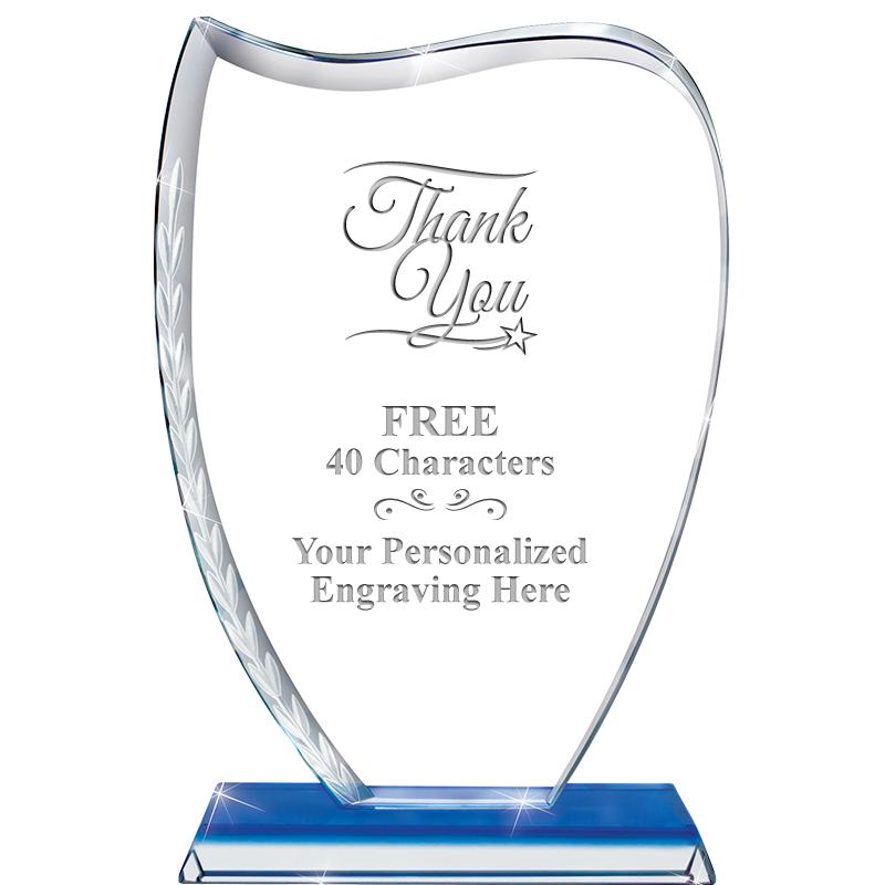 9" SAPPHIRE WREATH CRYSTAL