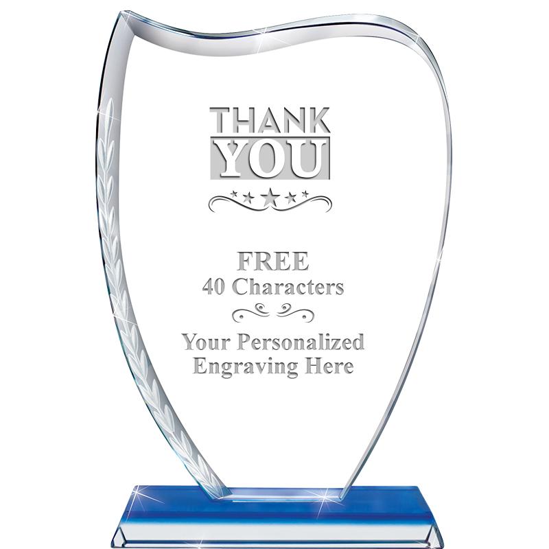 9" SAPPHIRE WREATH CRYSTAL