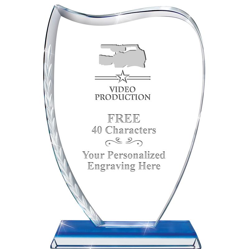 9" SAPPHIRE WREATH CRYSTAL