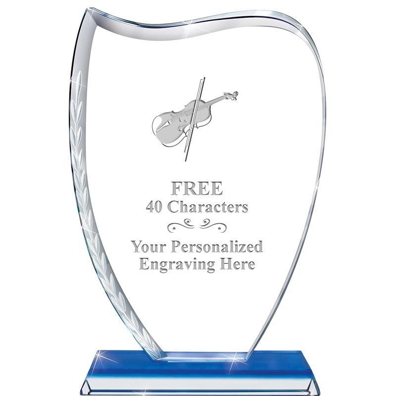 9" SAPPHIRE WREATH CRYSTAL