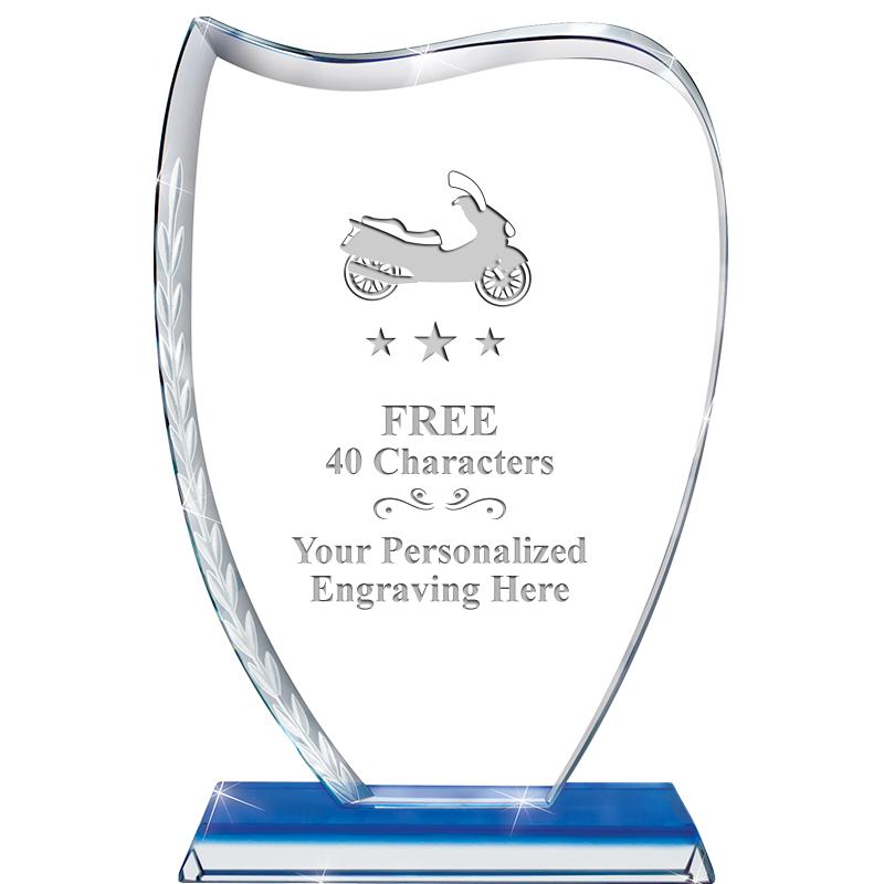 9" SAPPHIRE WREATH CRYSTAL