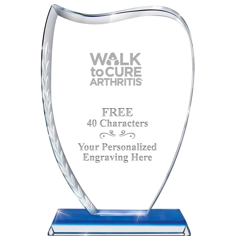 9" SAPPHIRE WREATH CRYSTAL