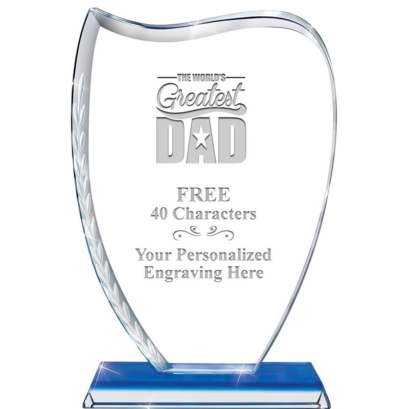 9" SAPPHIRE WREATH CRYSTAL