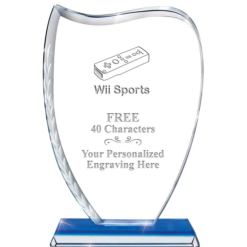 9" SAPPHIRE WREATH CRYSTAL