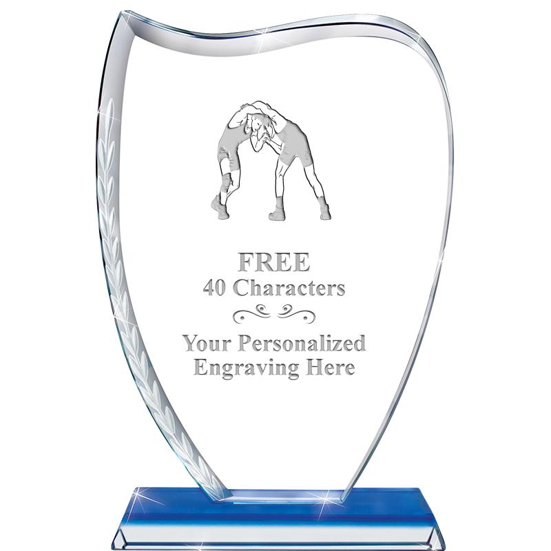 9" SAPPHIRE WREATH CRYSTAL