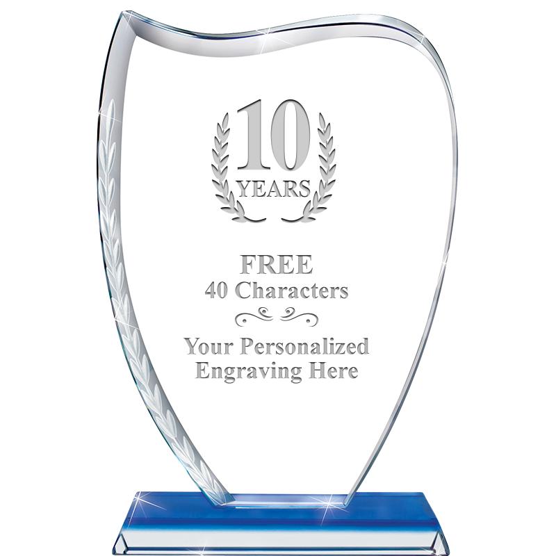 9" SAPPHIRE WREATH CRYSTAL