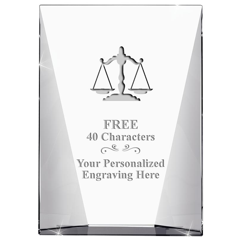 7" WATERFALL CRYSTAL