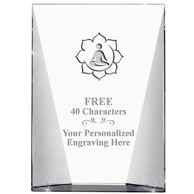 7" WATERFALL CRYSTAL