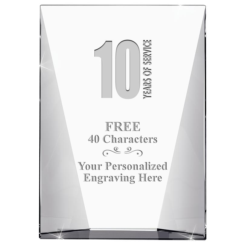 7" WATERFALL CRYSTAL