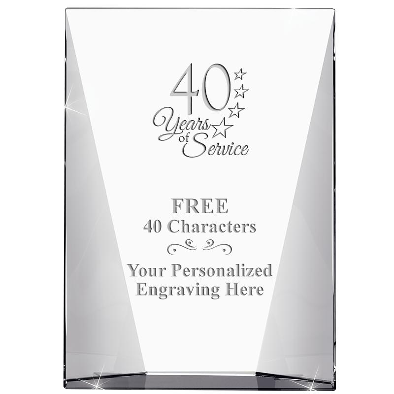 7" WATERFALL CRYSTAL