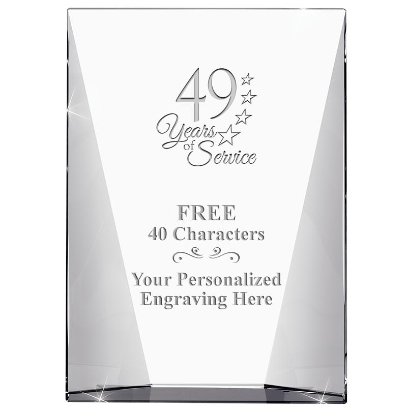 7" WATERFALL CRYSTAL