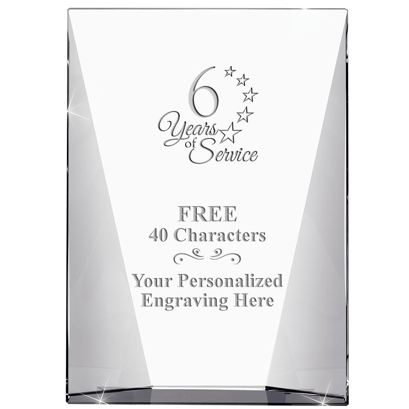 7" WATERFALL CRYSTAL