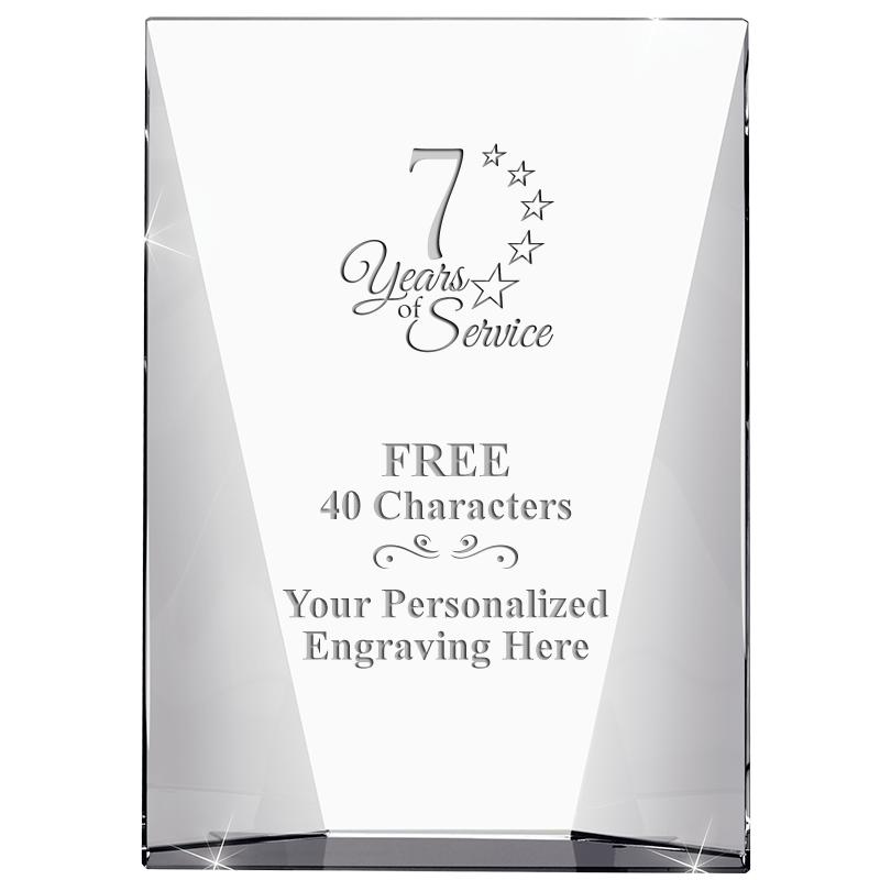 7" WATERFALL CRYSTAL