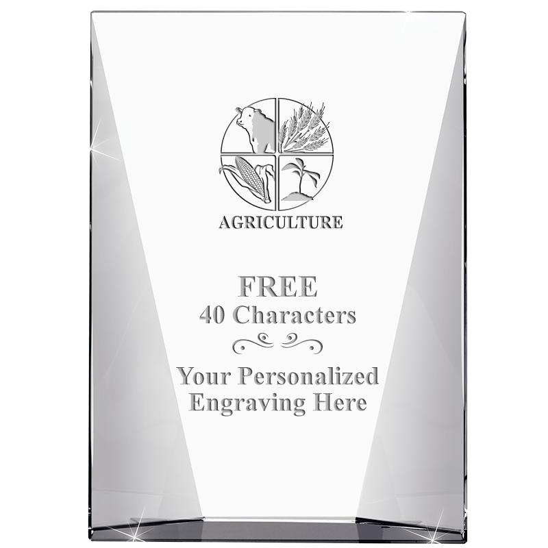 7" WATERFALL CRYSTAL