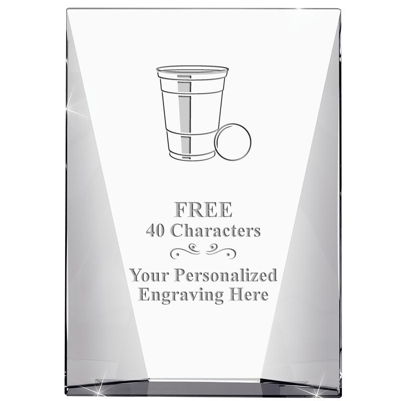 7" WATERFALL CRYSTAL