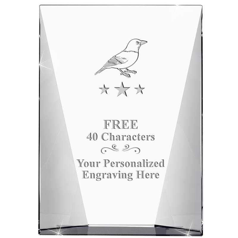 7" WATERFALL CRYSTAL