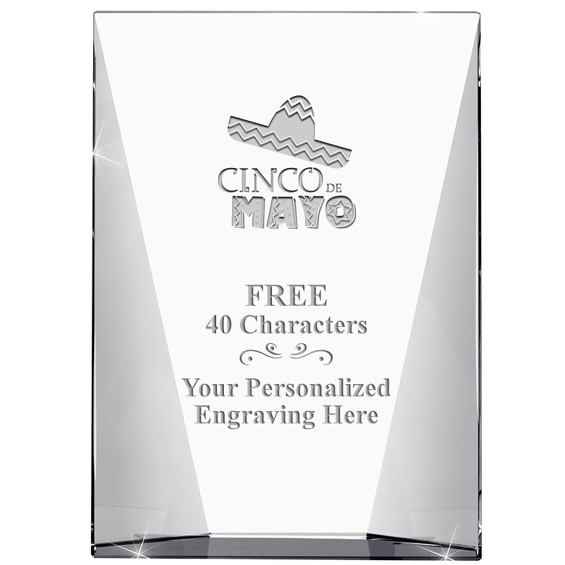 7" WATERFALL CRYSTAL