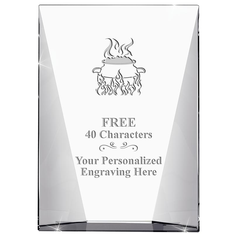 7" WATERFALL CRYSTAL