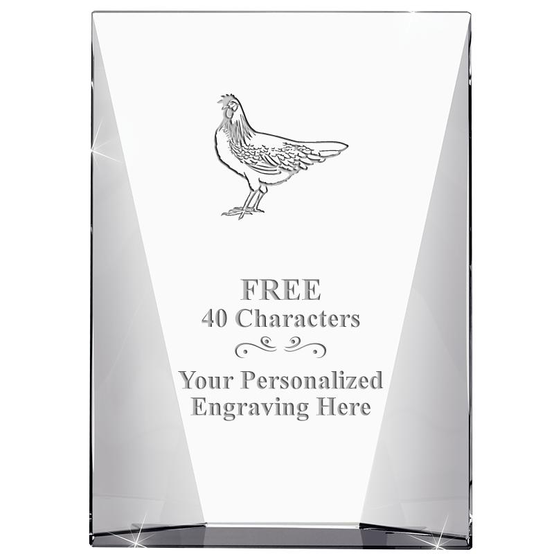 7" WATERFALL CRYSTAL