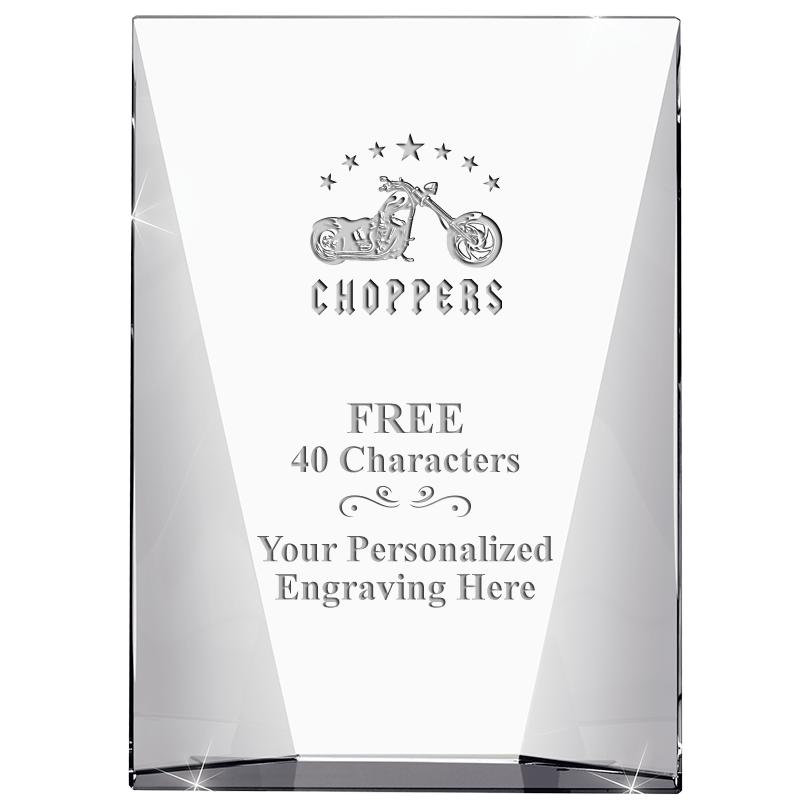 7" WATERFALL CRYSTAL