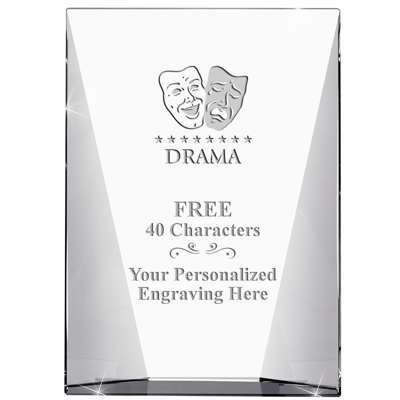 7" WATERFALL CRYSTAL