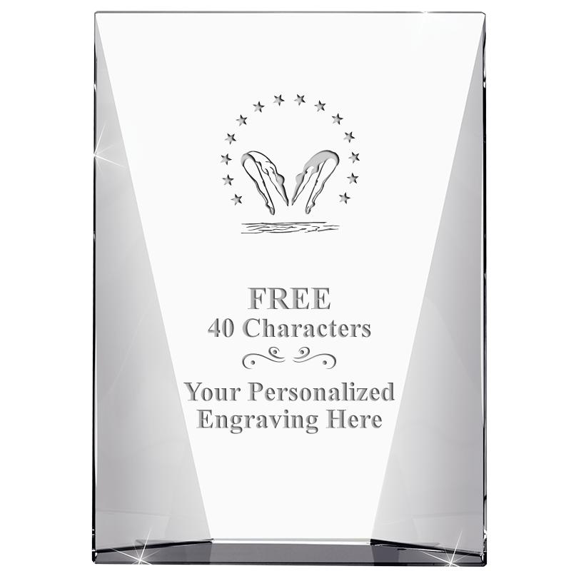 7" WATERFALL CRYSTAL