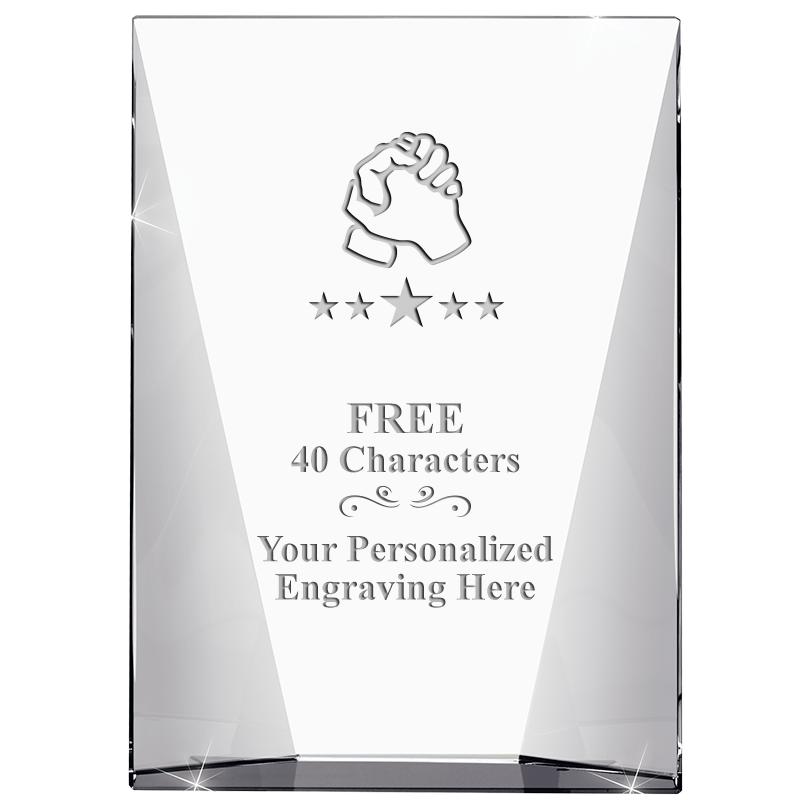 7" WATERFALL CRYSTAL