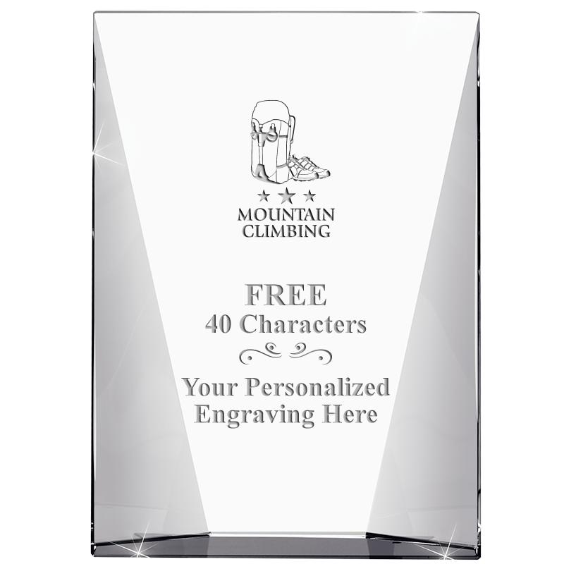 7" WATERFALL CRYSTAL