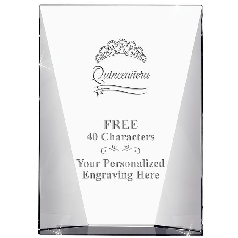 7" WATERFALL CRYSTAL