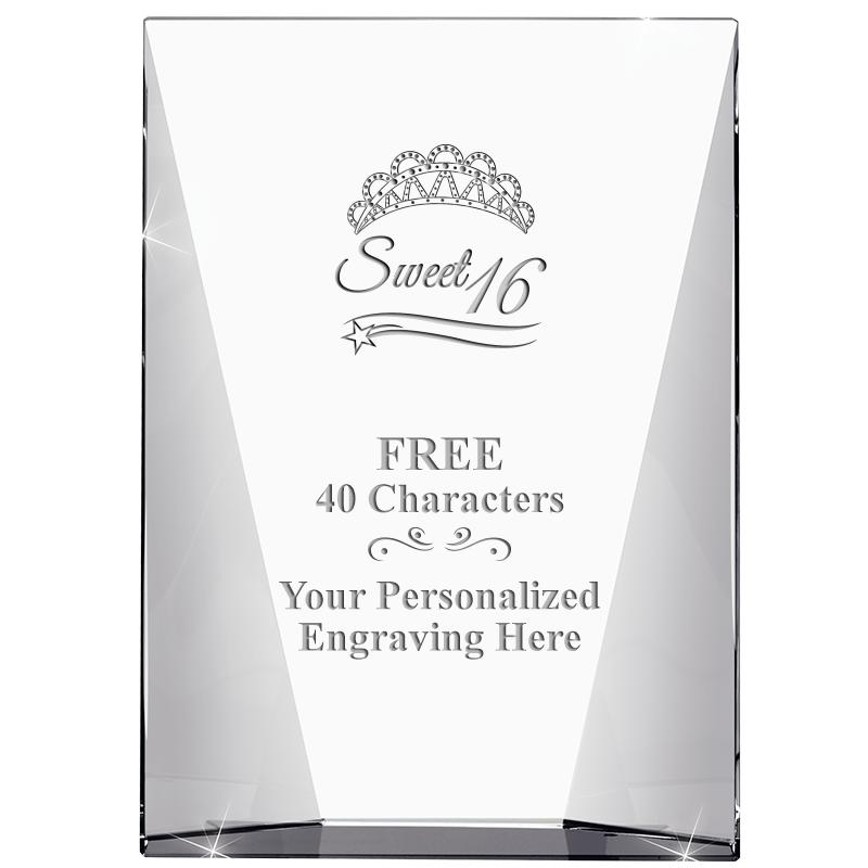 7" WATERFALL CRYSTAL