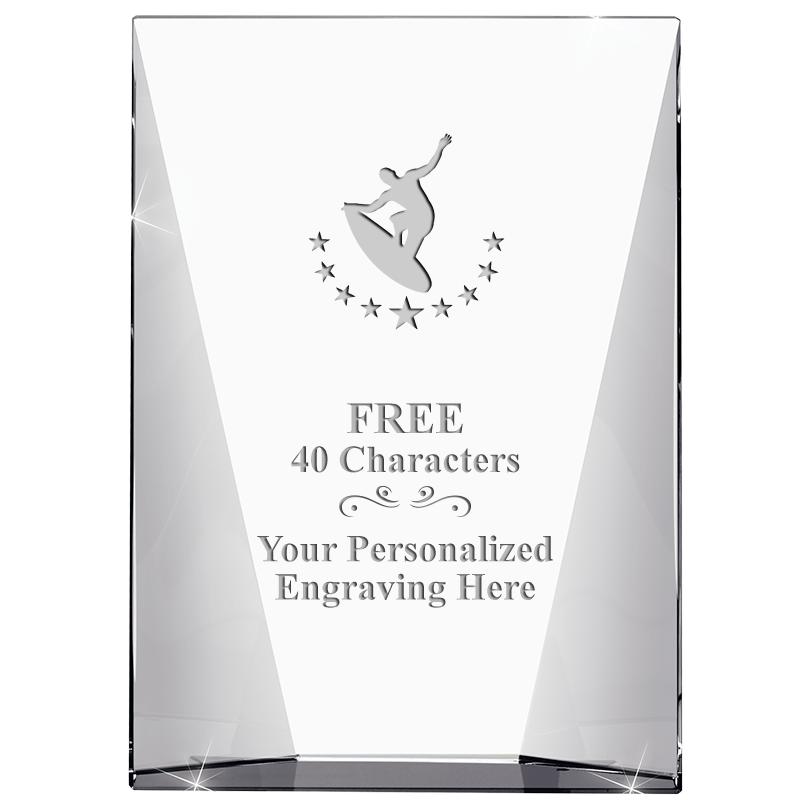 7" WATERFALL CRYSTAL