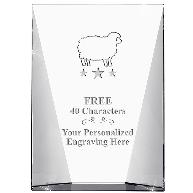 7" WATERFALL CRYSTAL