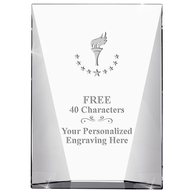 7" WATERFALL CRYSTAL