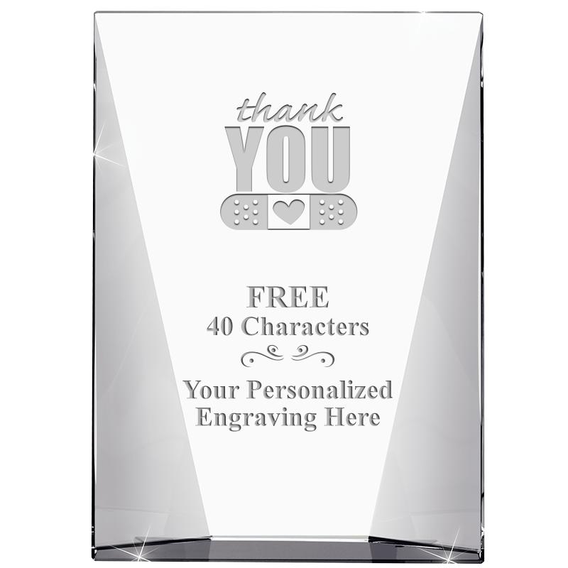 7" WATERFALL CRYSTAL