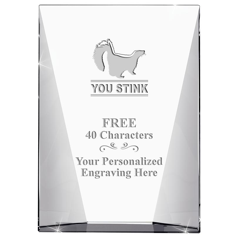 7" WATERFALL CRYSTAL