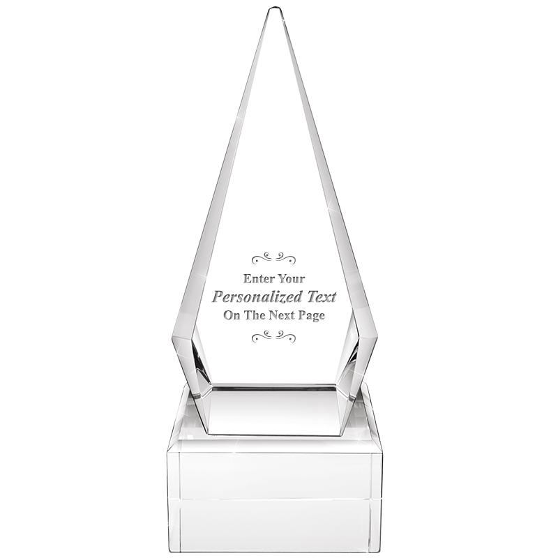 9" ZENITH CRYSTAL AWARD