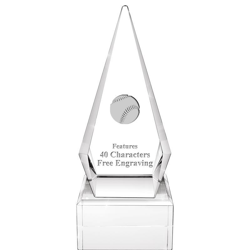 9" ZENITH CRYSTAL AWARD