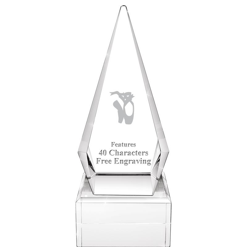 9" ZENITH CRYSTAL AWARD
