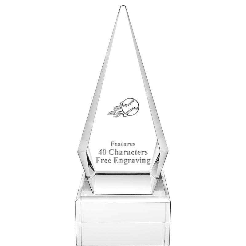 9" ZENITH CRYSTAL AWARD