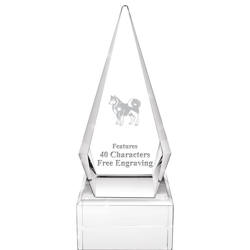 9" ZENITH CRYSTAL AWARD