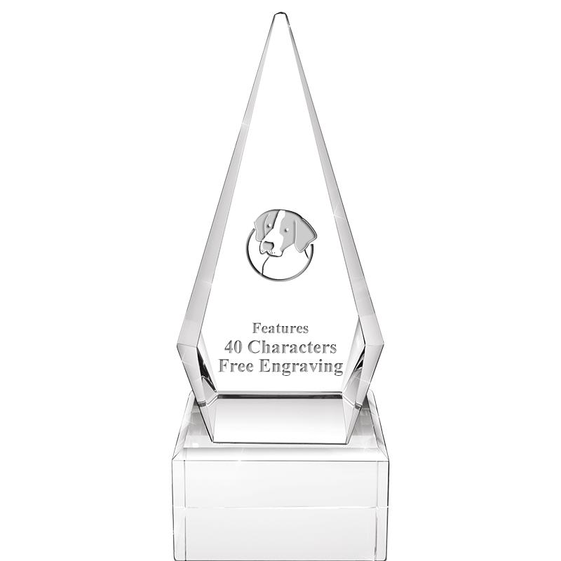 9" ZENITH CRYSTAL AWARD