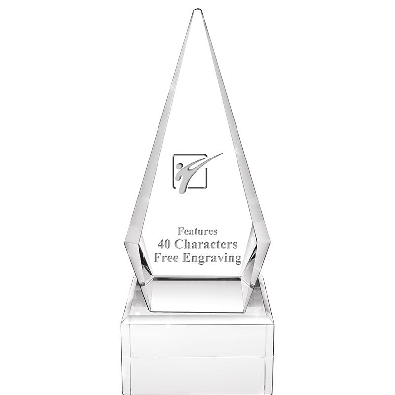 9" ZENITH CRYSTAL AWARD