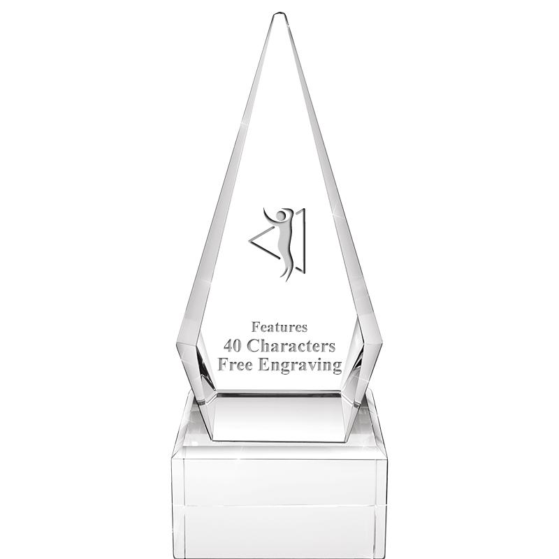 9" ZENITH CRYSTAL AWARD