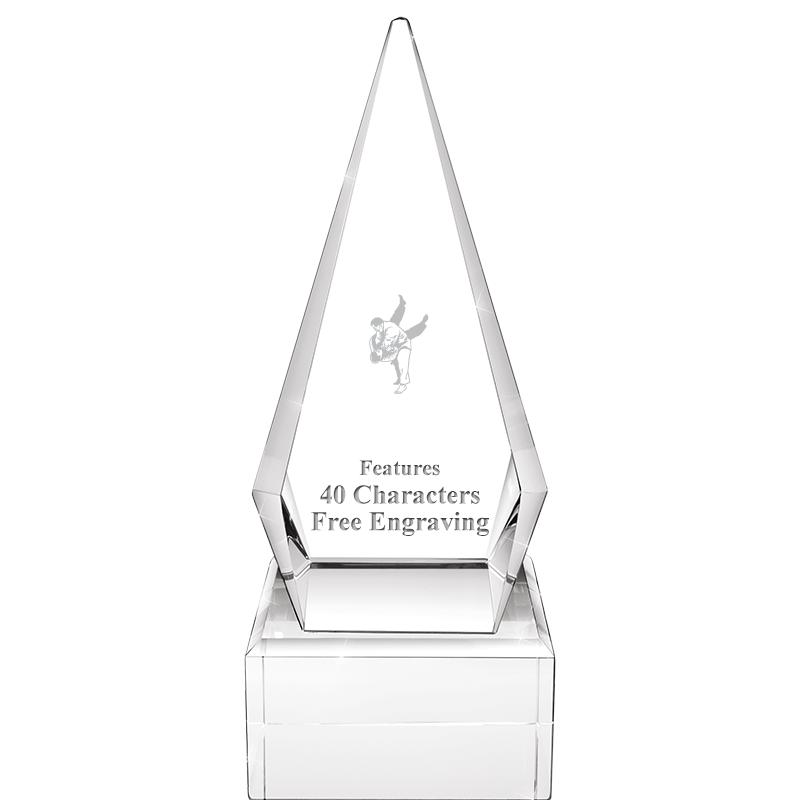 9" ZENITH CRYSTAL AWARD