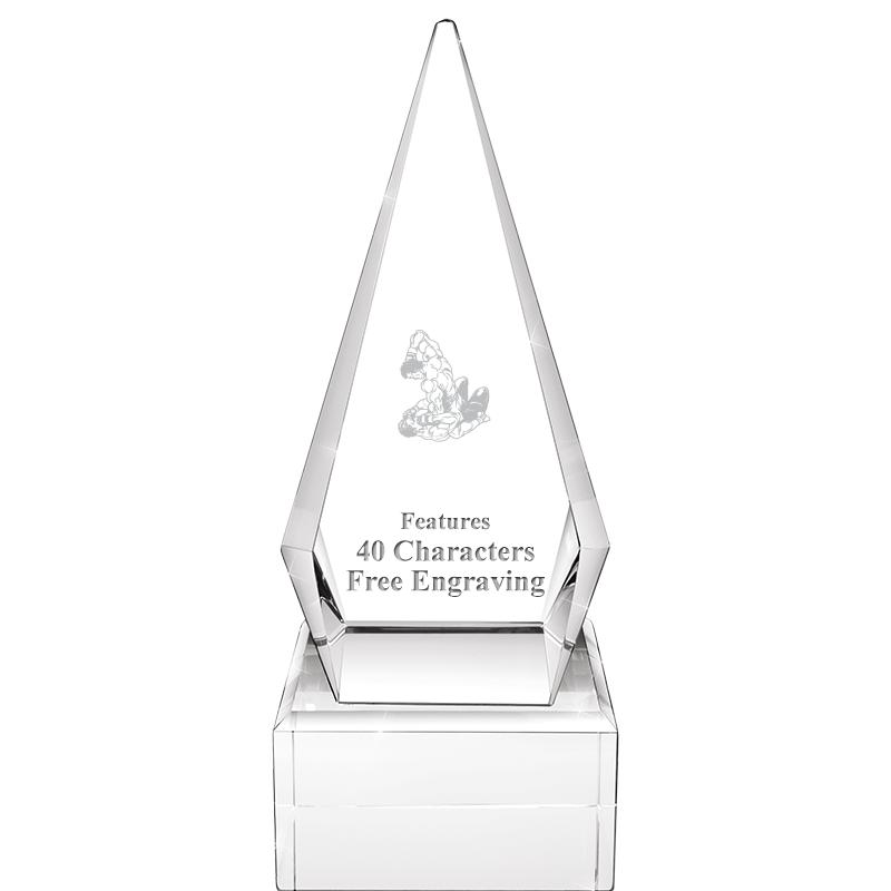 9" ZENITH CRYSTAL AWARD