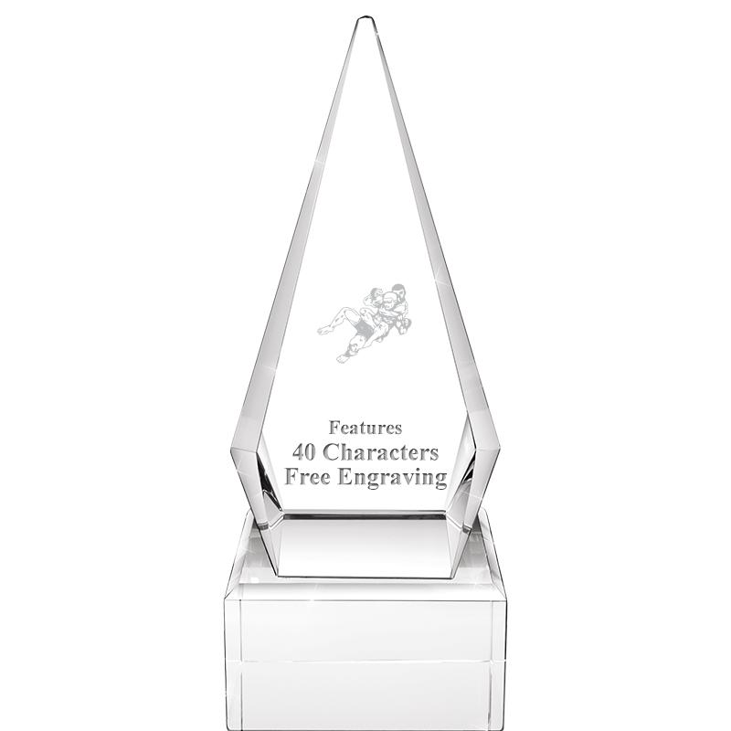 9" ZENITH CRYSTAL AWARD