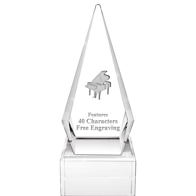 9" ZENITH CRYSTAL AWARD