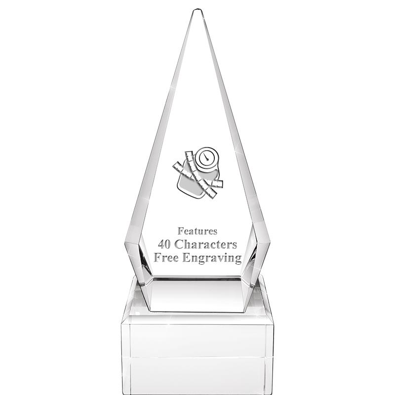 9" ZENITH CRYSTAL AWARD