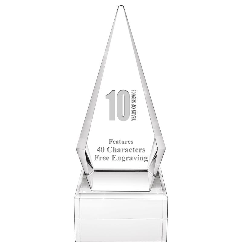 9" ZENITH CRYSTAL AWARD