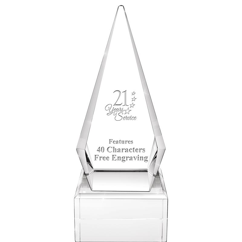 9" ZENITH CRYSTAL AWARD